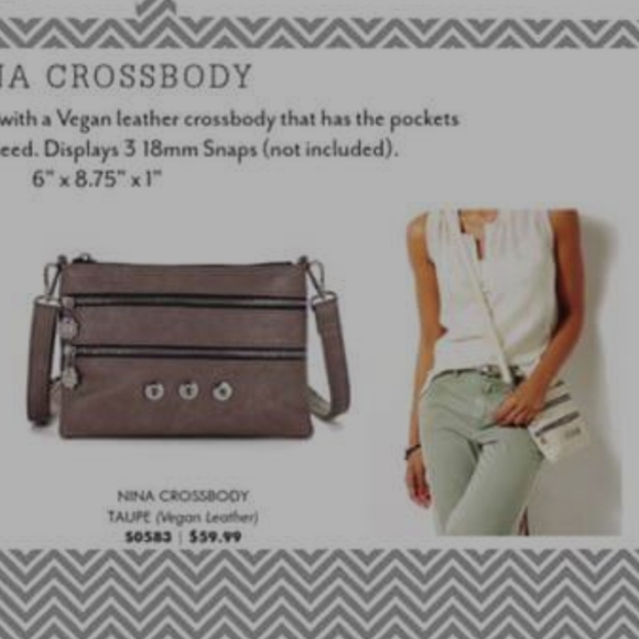 Nina Crossbody Bag in Black - Picture 2 of 2